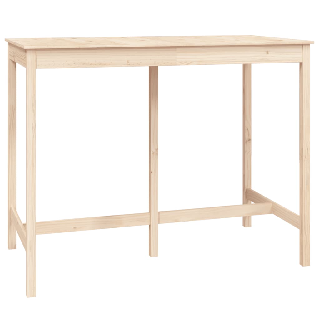 Ensemble de bar 7 pcs Bois de pin massif - XIOS