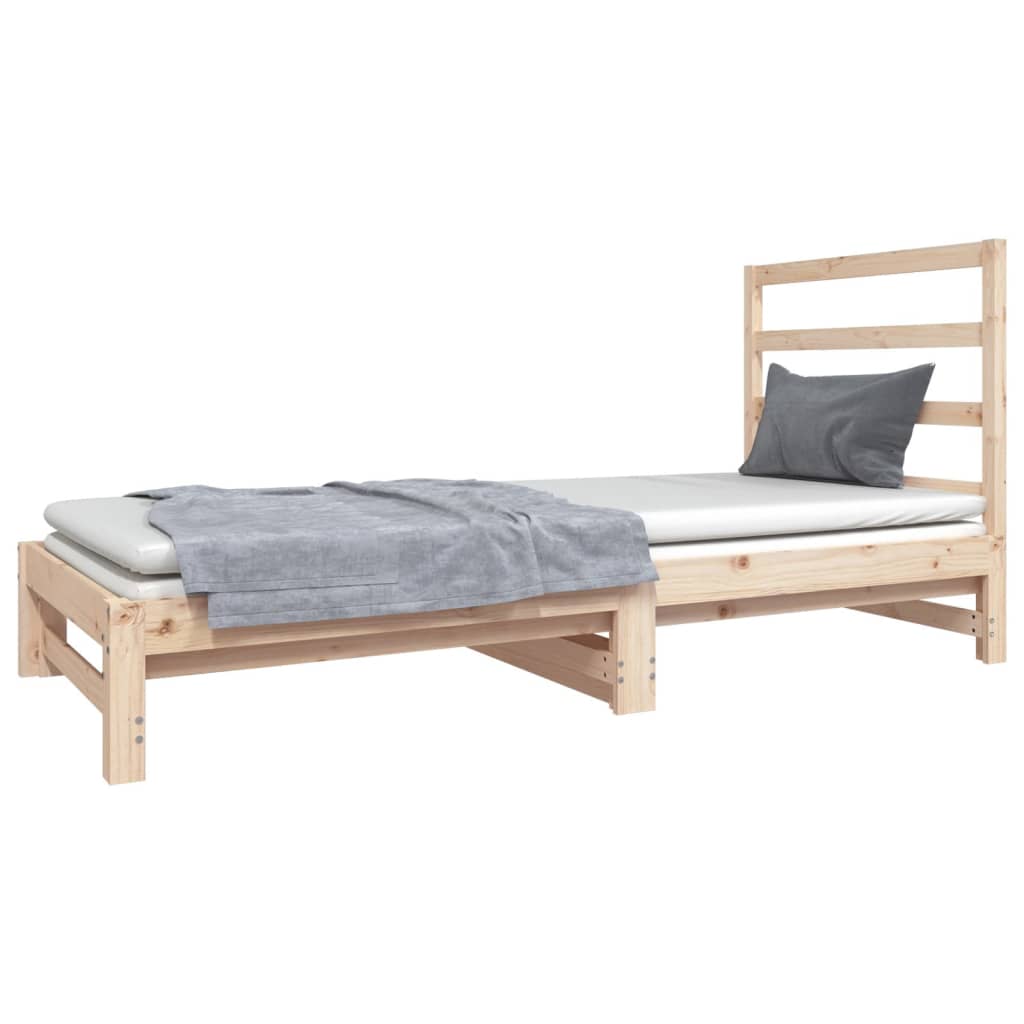 Lit coulissant sans matelas 2x(90x190) cm - XIOS