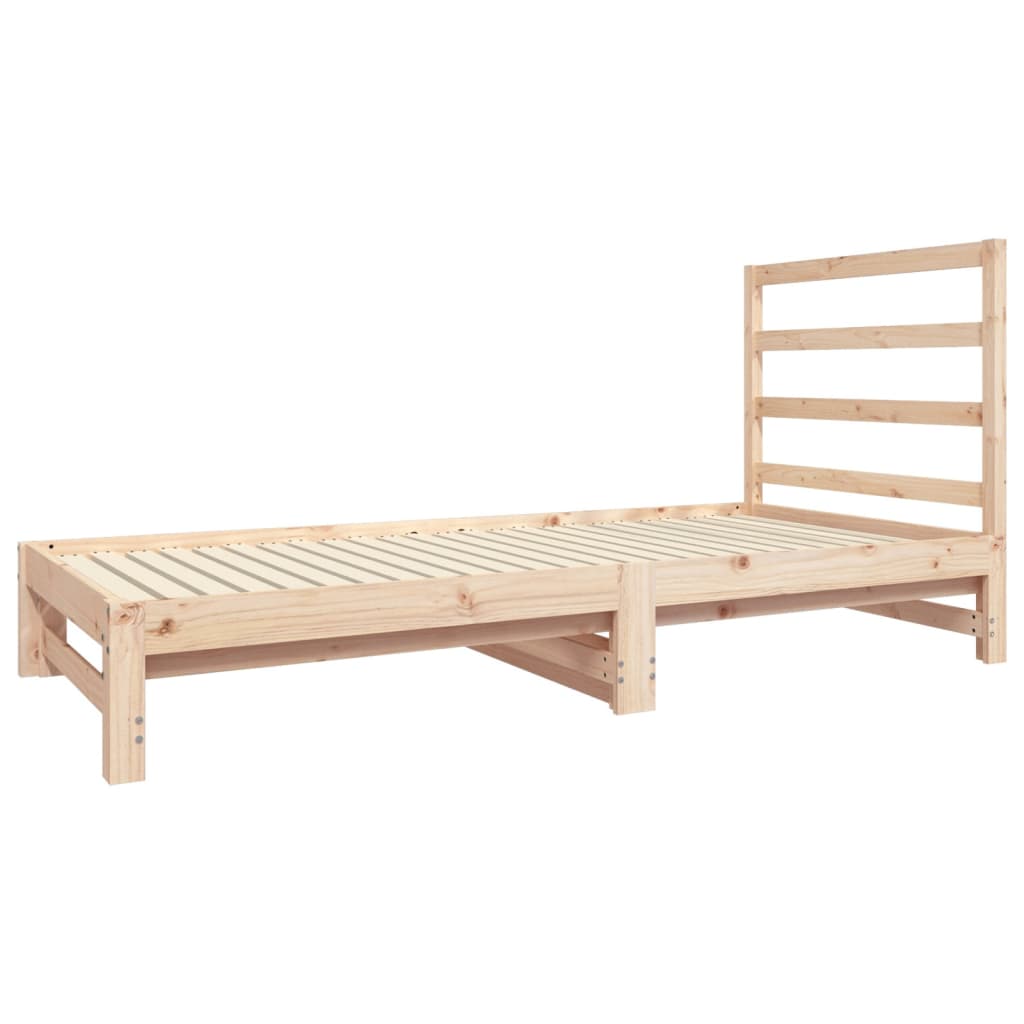 Lit coulissant sans matelas 2x(90x190) cm - XIOS