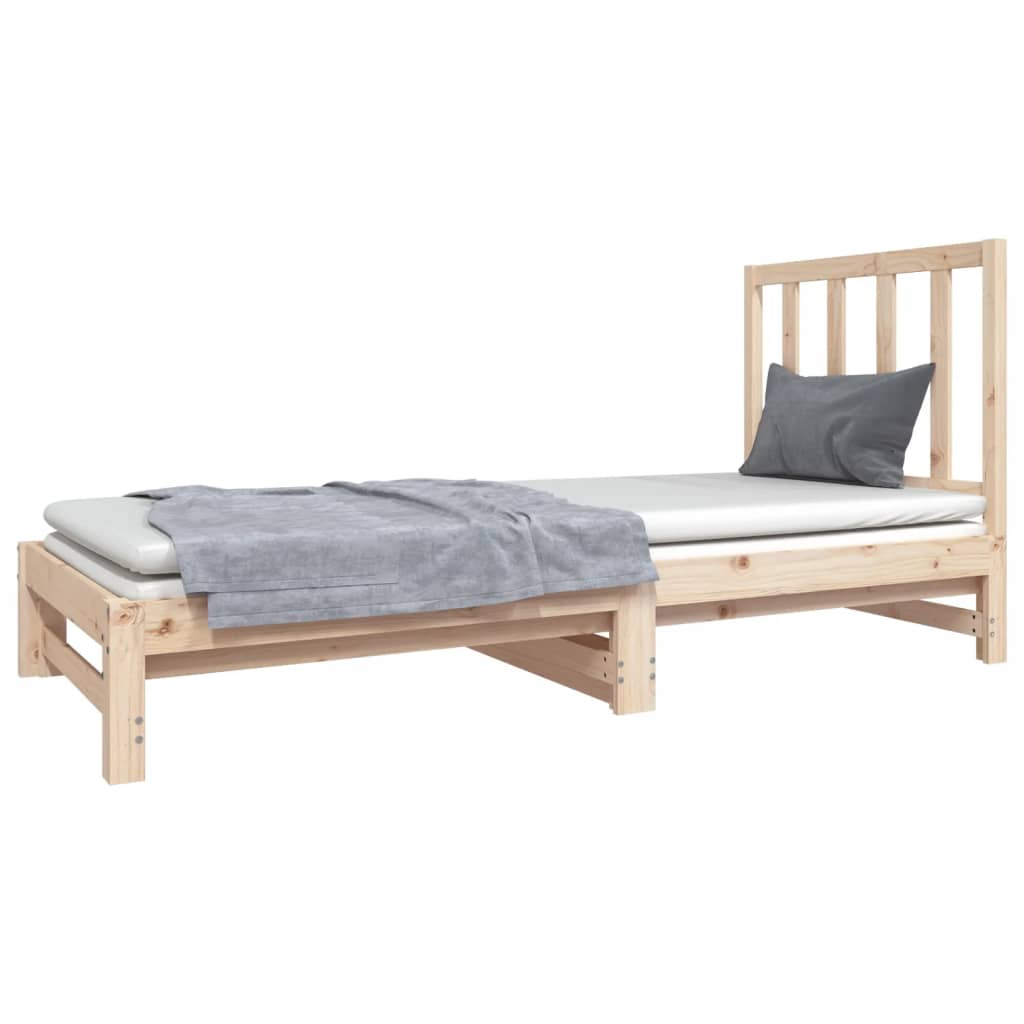 Lit coulissant sans matelas 2x(90x190) cm - XIOS