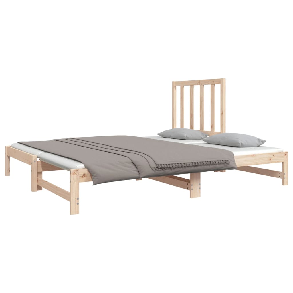 Lit coulissant sans matelas 2x(90x190) cm - XIOS