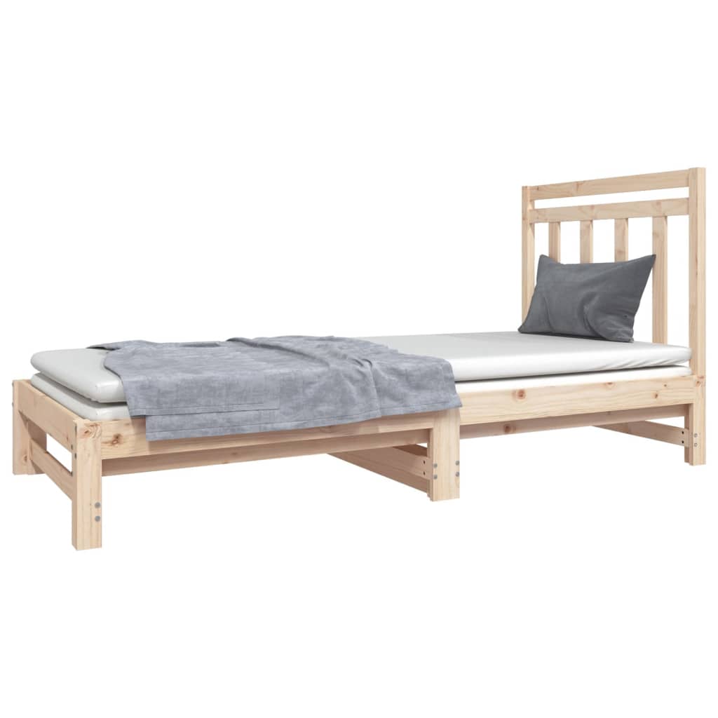 Lit coulissant sans matelas 2x(90x190) cm - XIOS