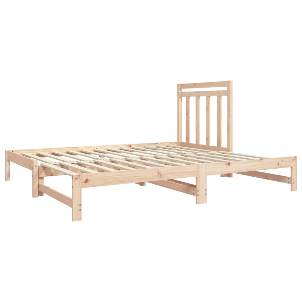Lit coulissant sans matelas 2x(90x190) cm - XIOS