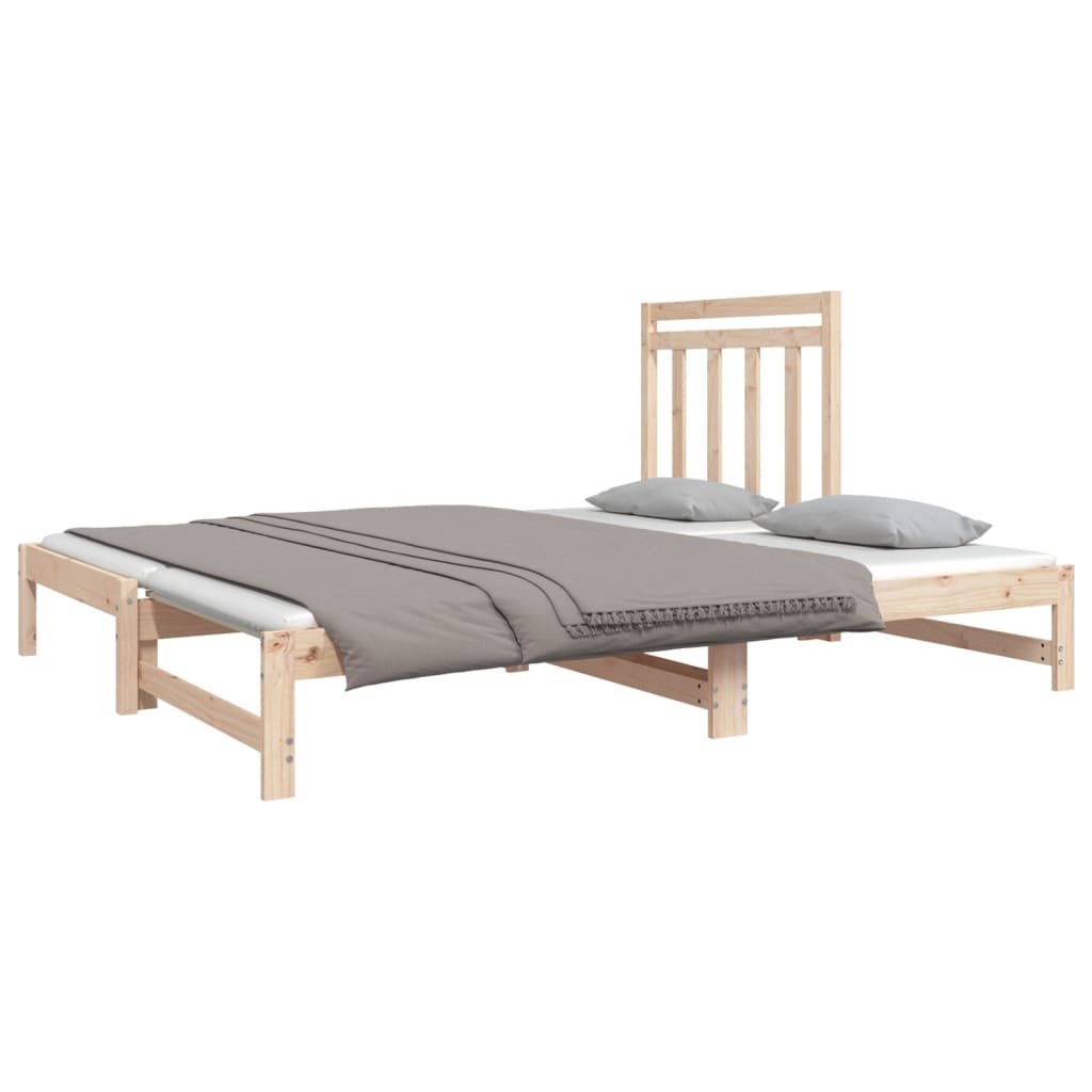 Lit coulissant sans matelas 2x(90x190) cm - XIOS