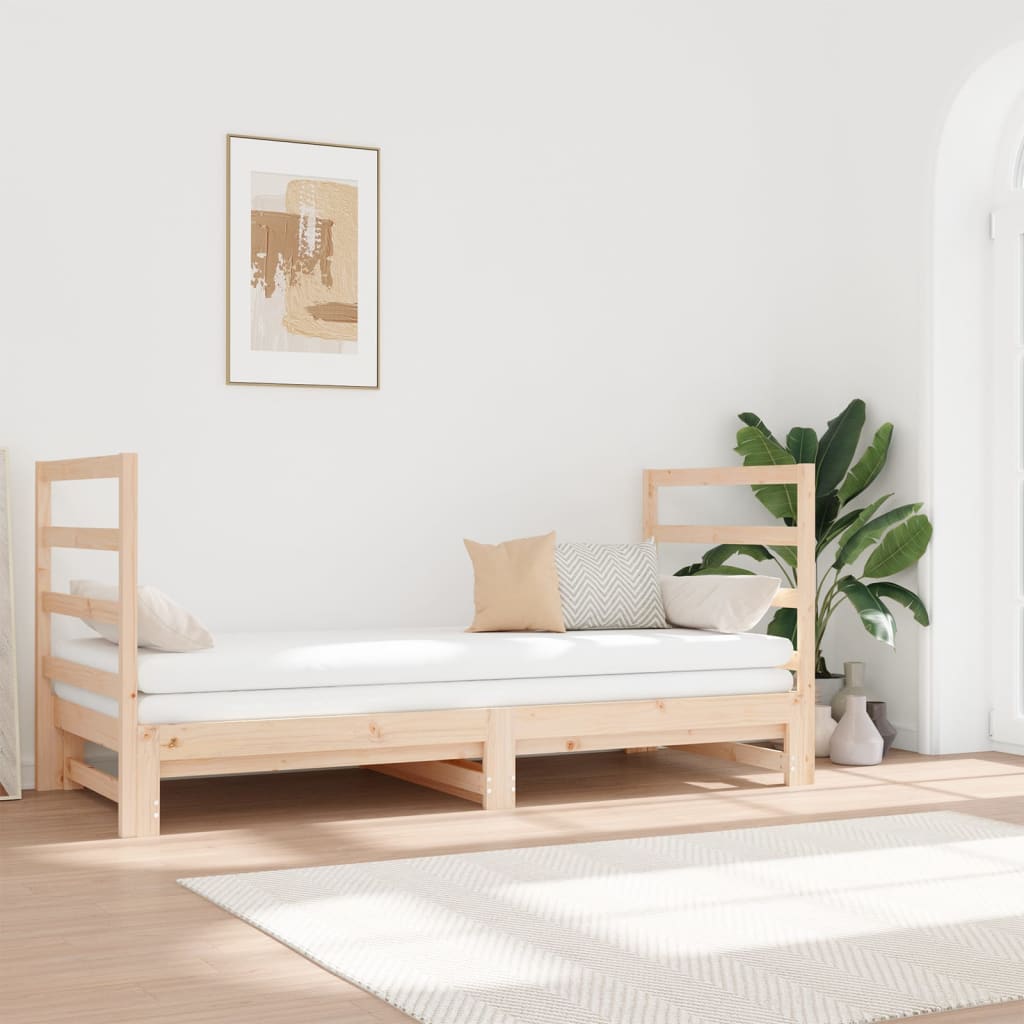 Lit coulissant sans matelas 2x(90x190) cm - XIOS