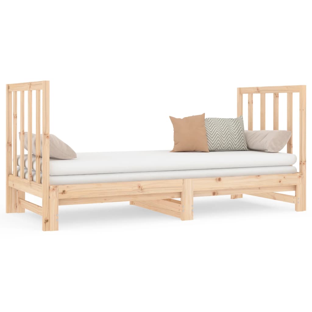Lit coulissant sans matelas 2x(90x190) cm - XIOS