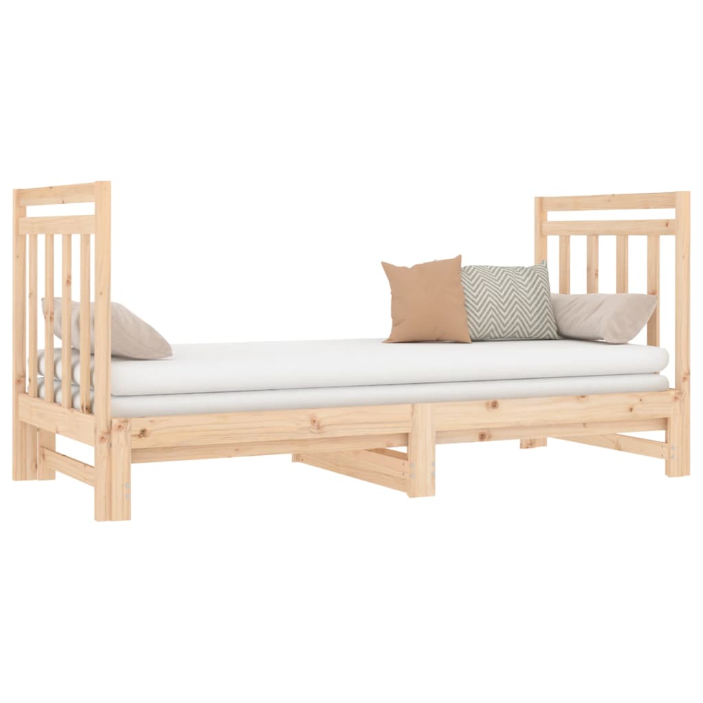 Lit coulissant sans matelas 2x(90x190) cm - XIOS