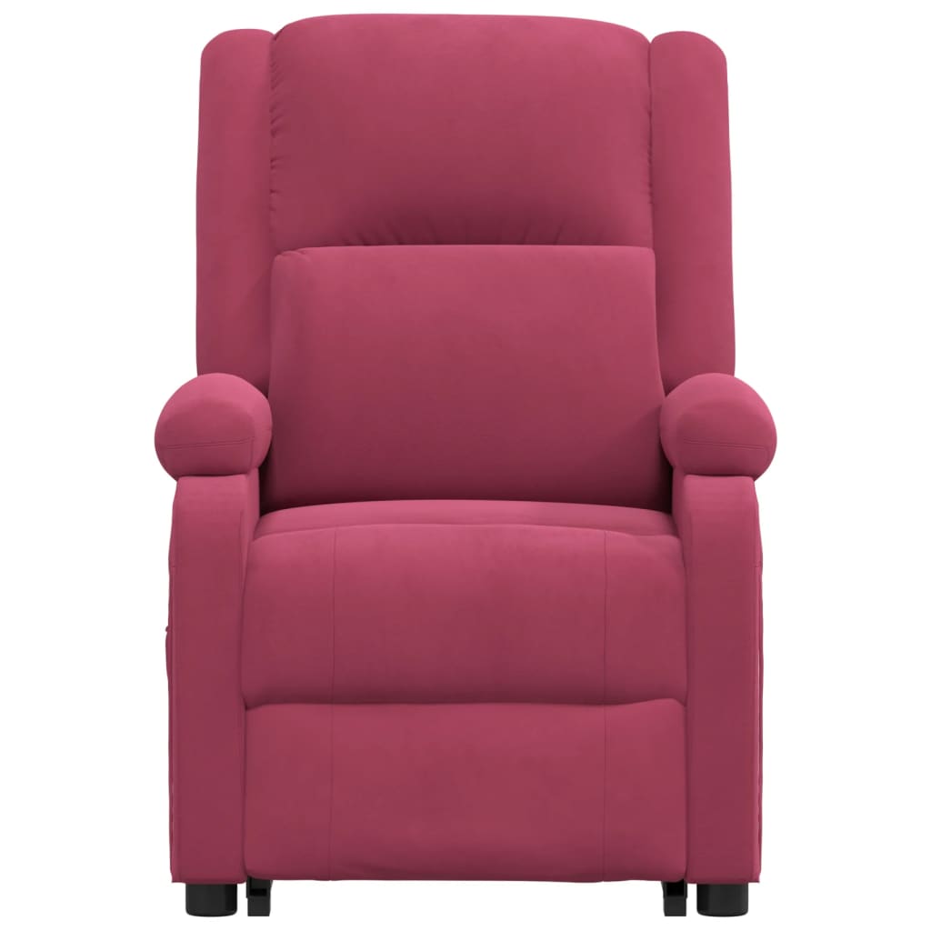 Fauteuil de massage Rouge bordeaux Velours - XIOS