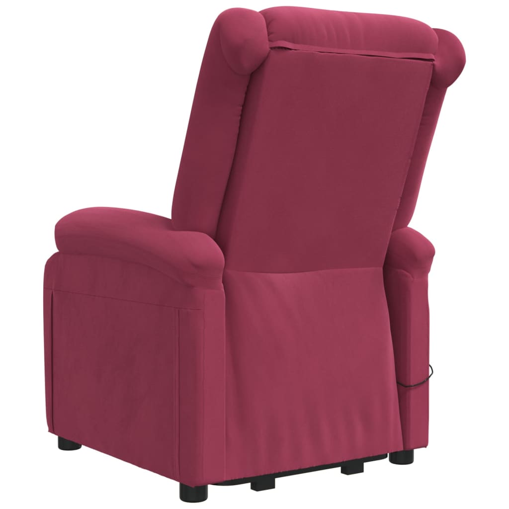 Fauteuil de massage Rouge bordeaux Velours - XIOS