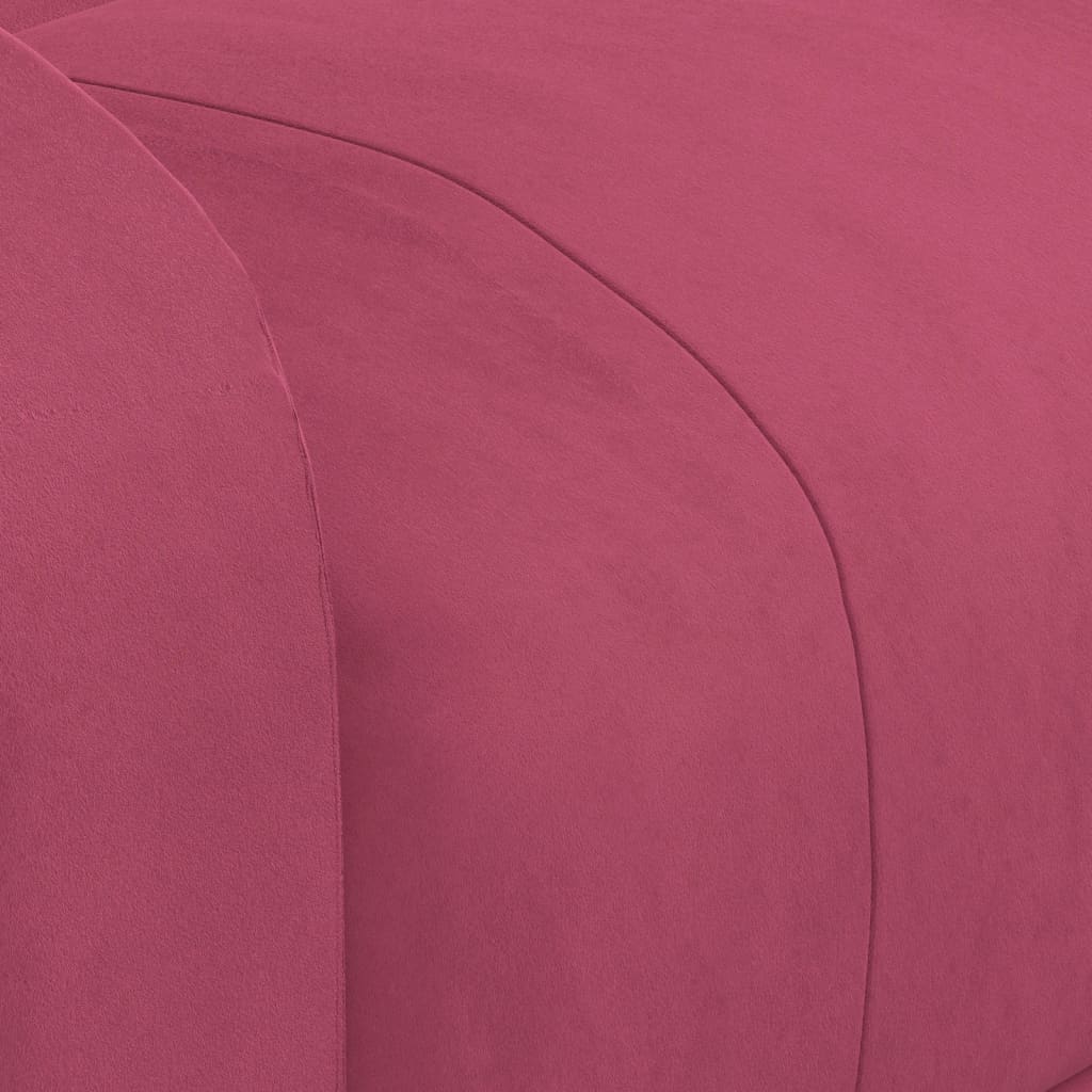 Fauteuil de massage Rouge bordeaux Velours - XIOS