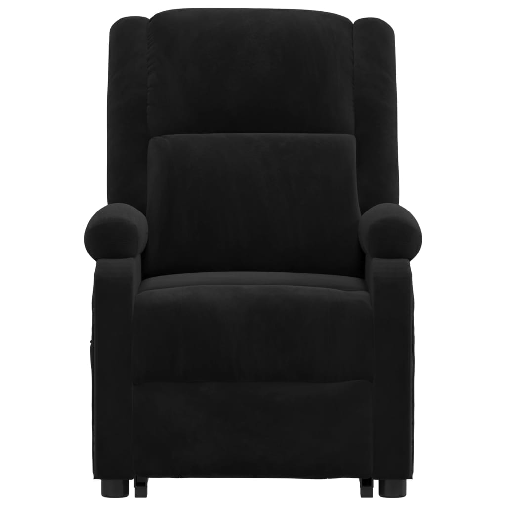 Fauteuil de massage Noir Velours Fauteuils électriques vidaXL