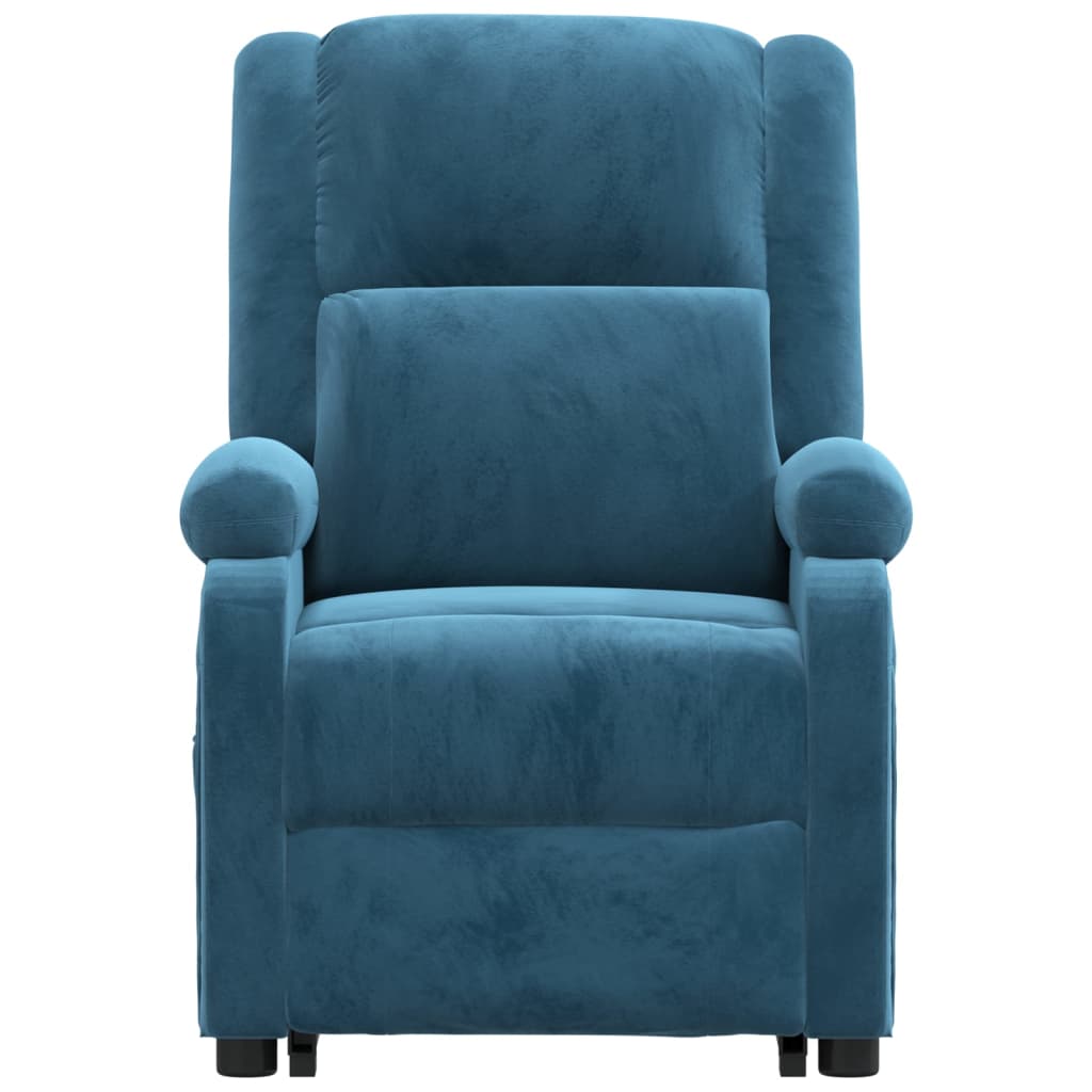 Fauteuil de massage Bleu Velours - XIOS