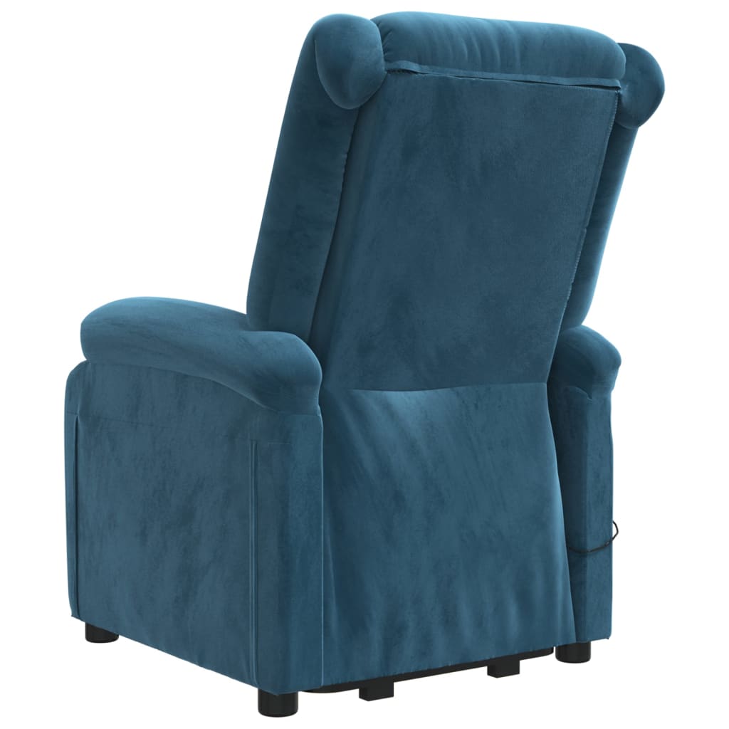 Fauteuil de massage Bleu Velours - XIOS