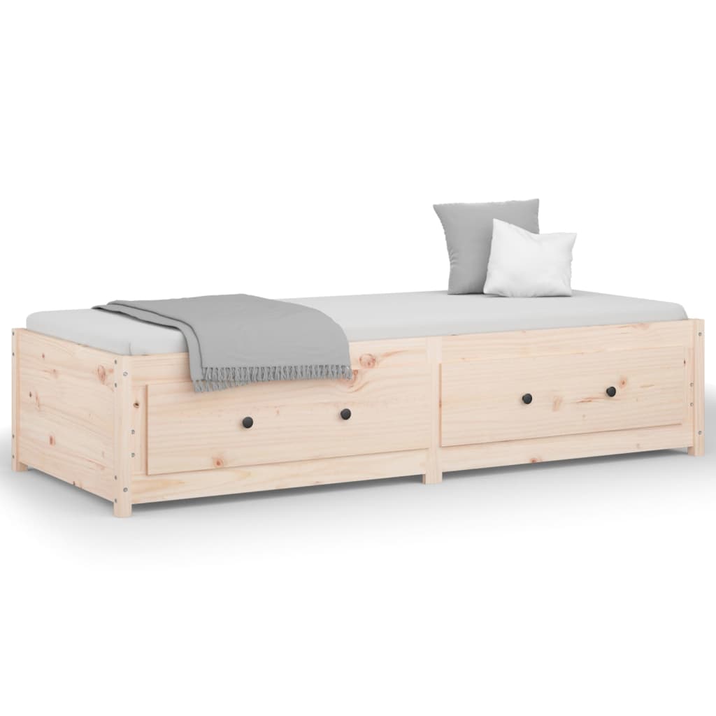 Lit de jour sans matelas 80x200 cm bois de pin massif - XIOS