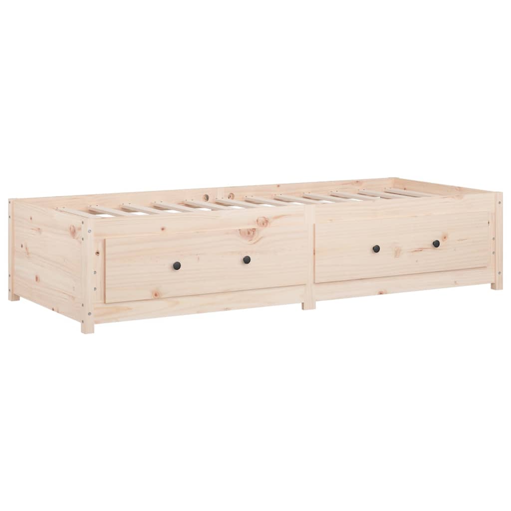 Lit de jour sans matelas 80x200 cm bois de pin massif - XIOS