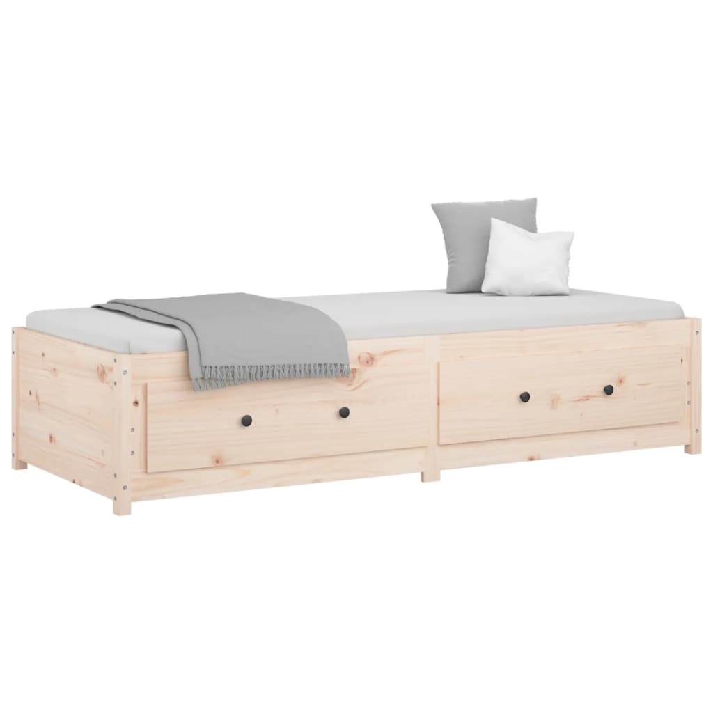 Lit de jour sans matelas 90x200 cm bois de pin massif - XIOS