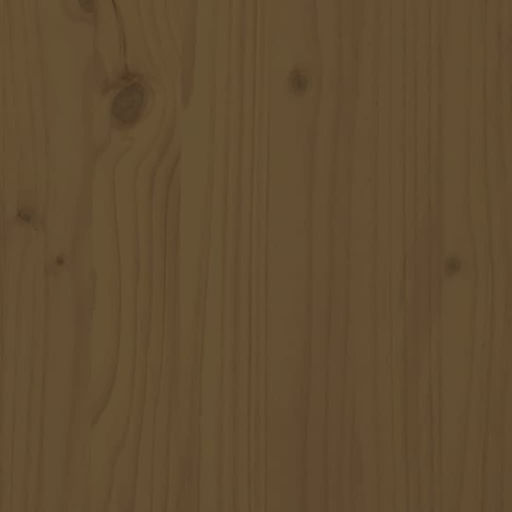 Lit de jour sans matelas marron miel 90x200 cm bois pin massif - XIOS