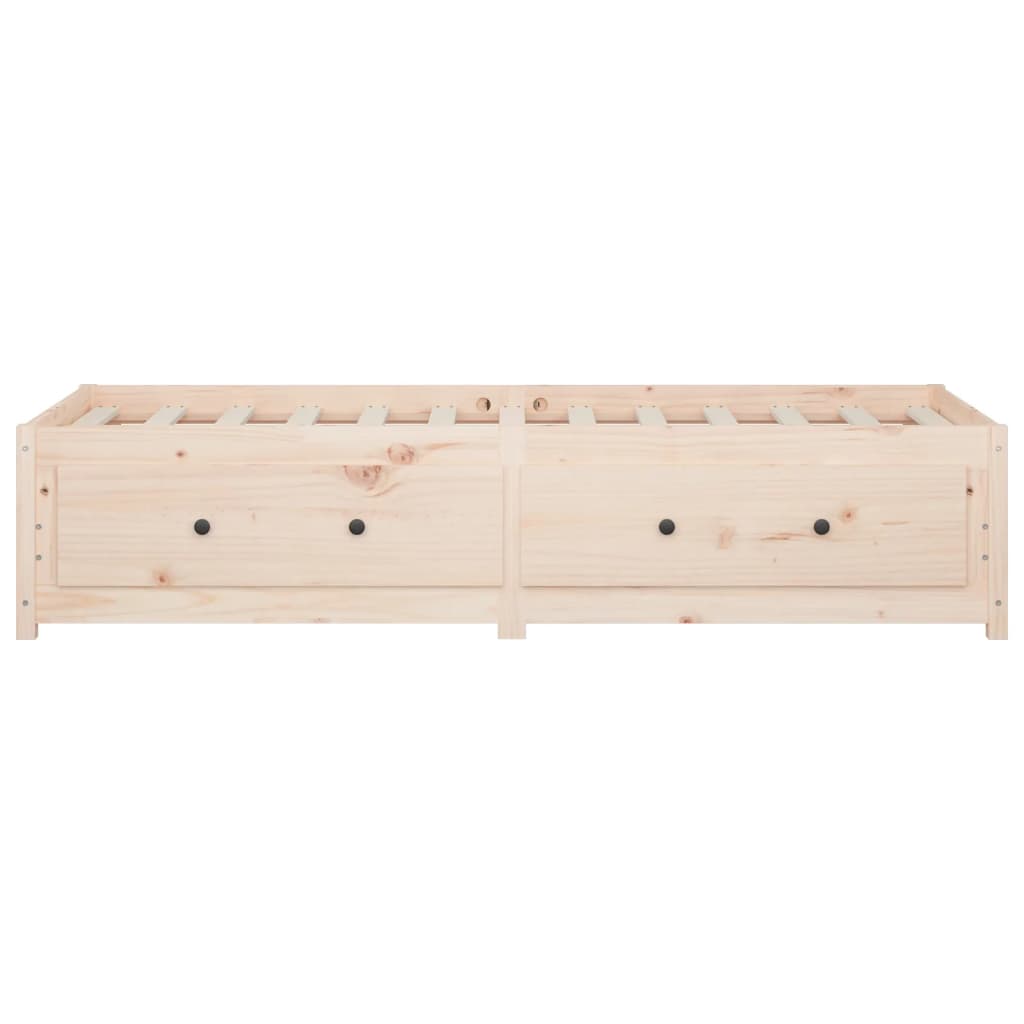 Lit de jour sans matelas 90x190 cm bois de pin massif - XIOS