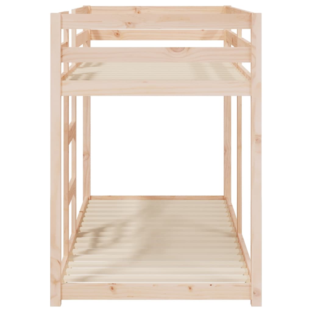 Lit superposé sans matelas 75x190 cm bois de pin massif - XIOS