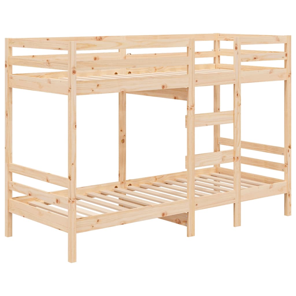 Lit superposé sans matelas 80x200 cm bois de pin massif - XIOS