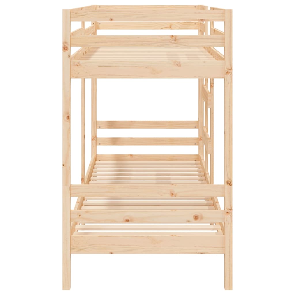 Lit superposé sans matelas 80x200 cm bois de pin massif - XIOS