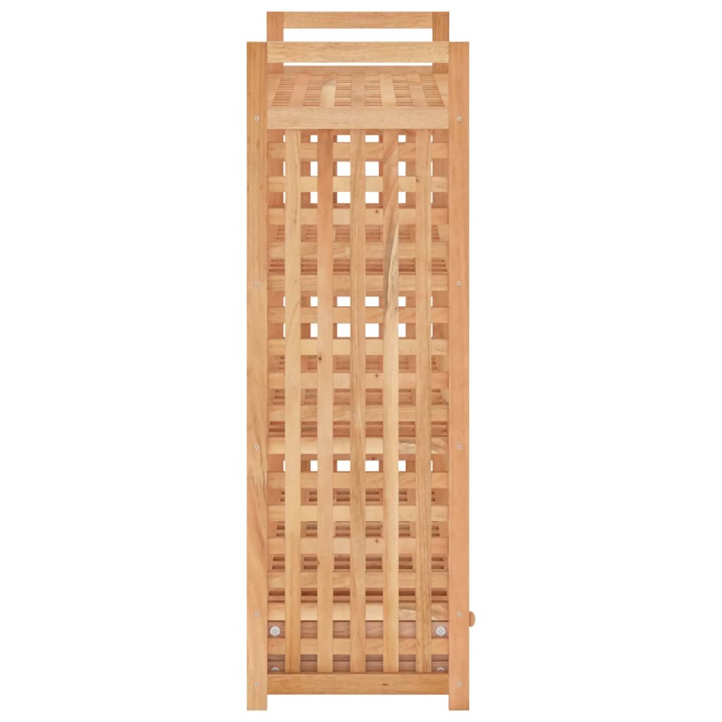 Meuble à chaussures avec tiroir 70x27x81cm Bois massif de noyer - XIOS