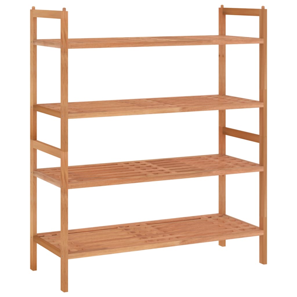 Étagères à chaussures 2 pcs 69x27x41 cm Bois massif de noyer - XIOS