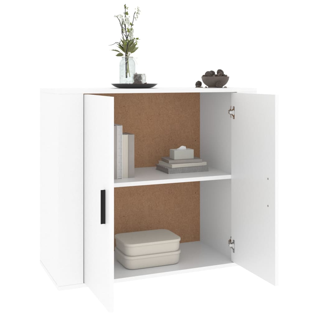 Buffet Blanc 80x33x70 cm Bois d'ingénierie - XIOS