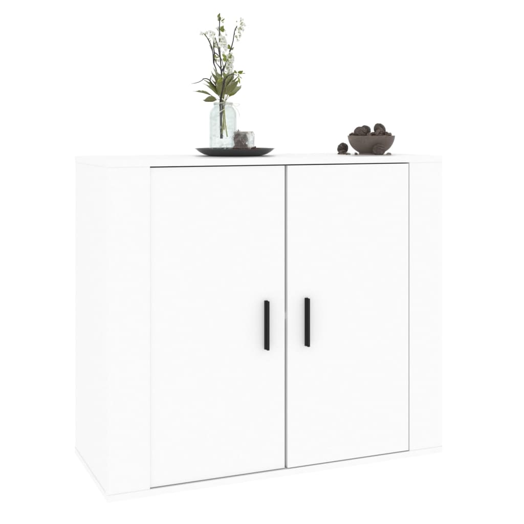 Buffet Blanc 80x33x70 cm Bois d'ingénierie - XIOS