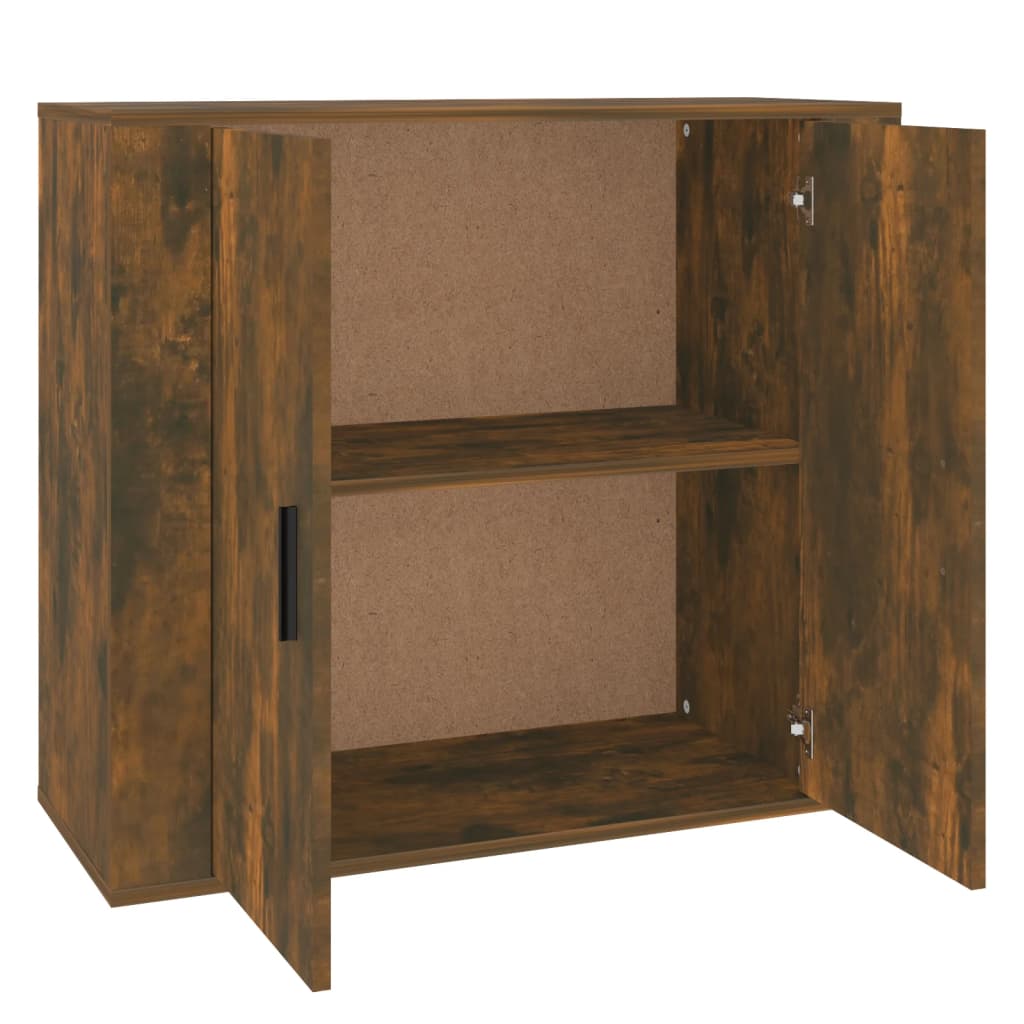 Buffet Chêne fumé 80x33x70 cm Bois d'ingénierie - XIOS