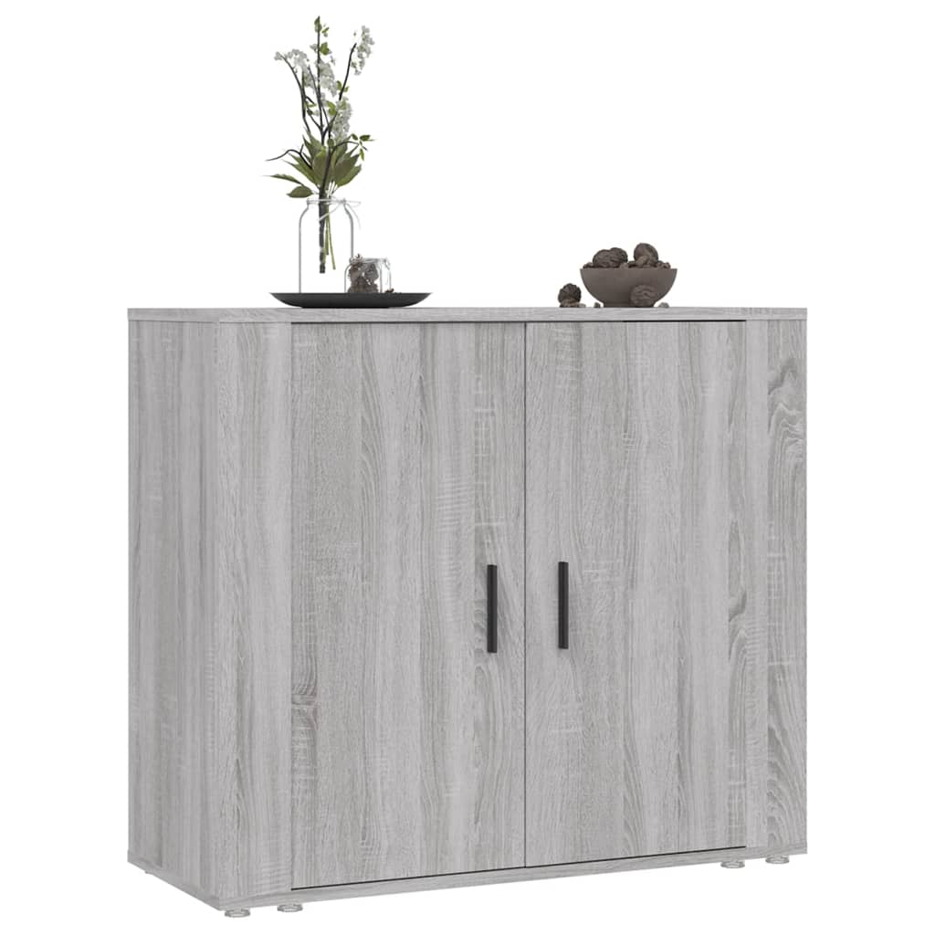 Buffet Sonoma gris 80x33x70 cm Bois d'ingénierie - XIOS