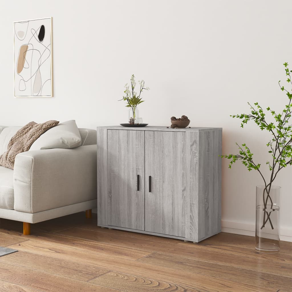 Buffet Sonoma gris 80x33x70 cm Bois d'ingénierie - XIOS