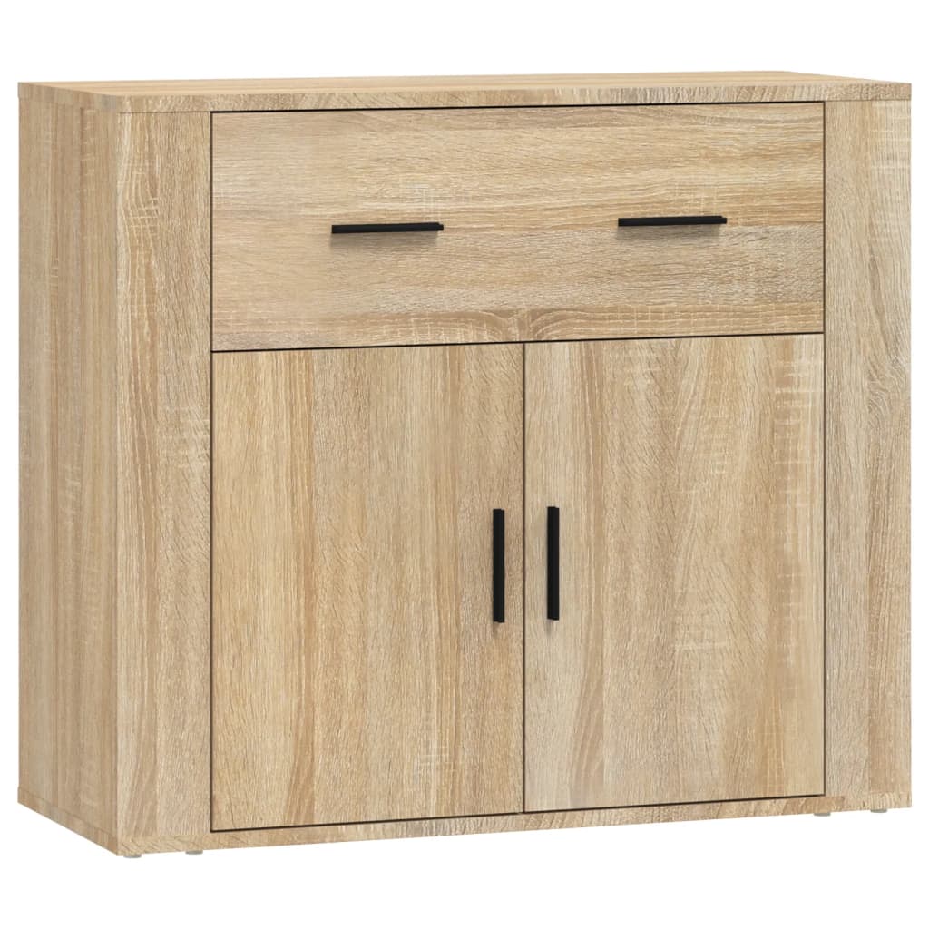 Buffet Chêne sonoma 80x33x70 cm Bois d'ingénierie - XIOS