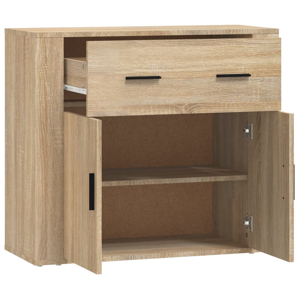 Buffet Chêne sonoma 80x33x70 cm Bois d'ingénierie - XIOS