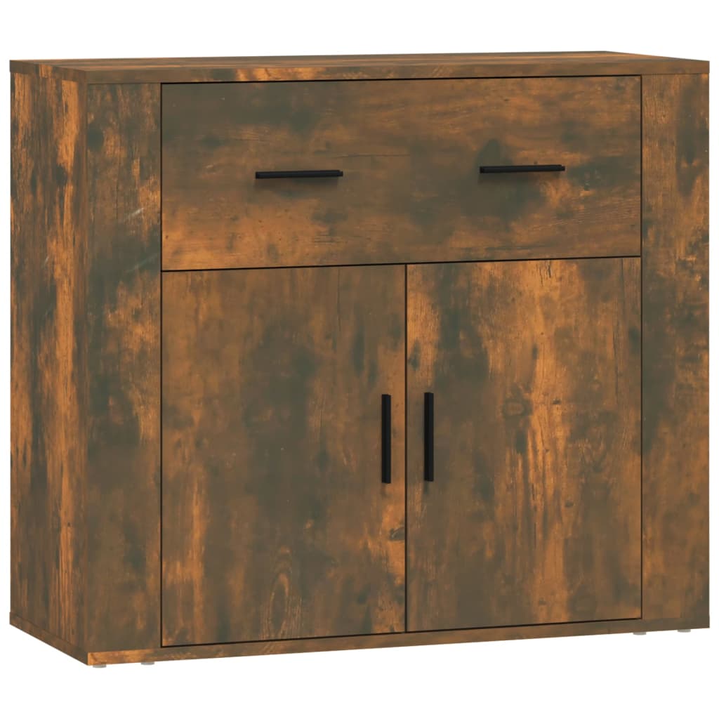 Buffet Chêne fumé 80x33x70 cm Bois d'ingénierie - XIOS