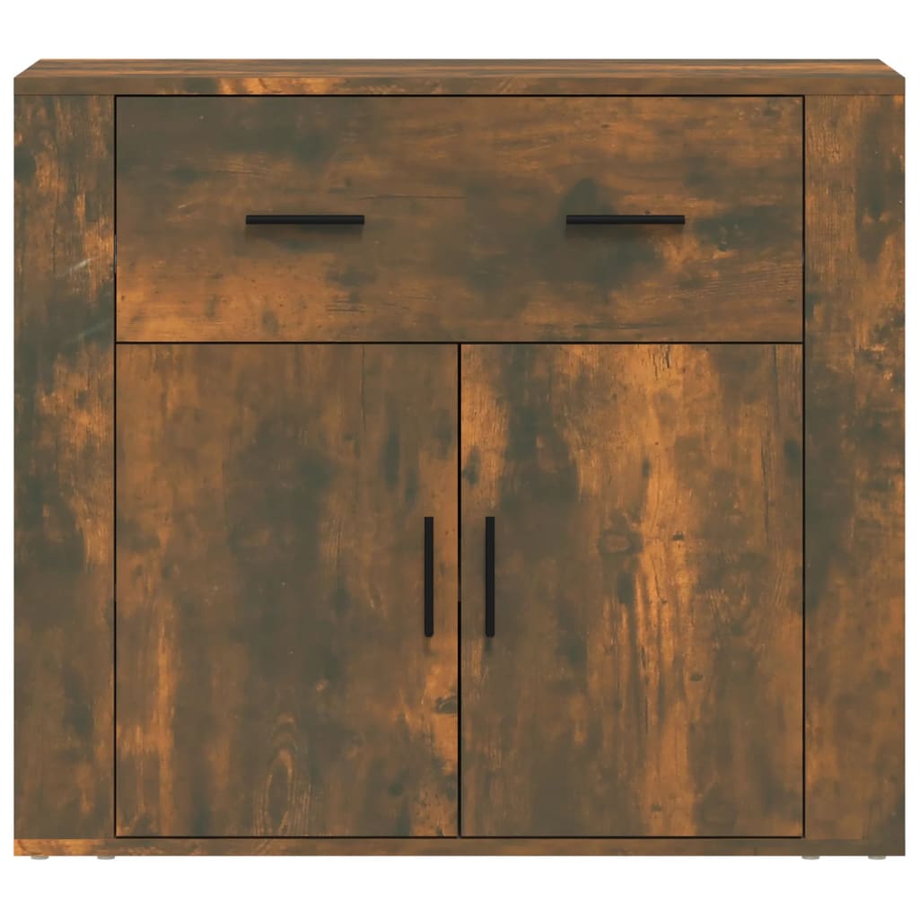 Buffet Chêne fumé 80x33x70 cm Bois d'ingénierie - XIOS