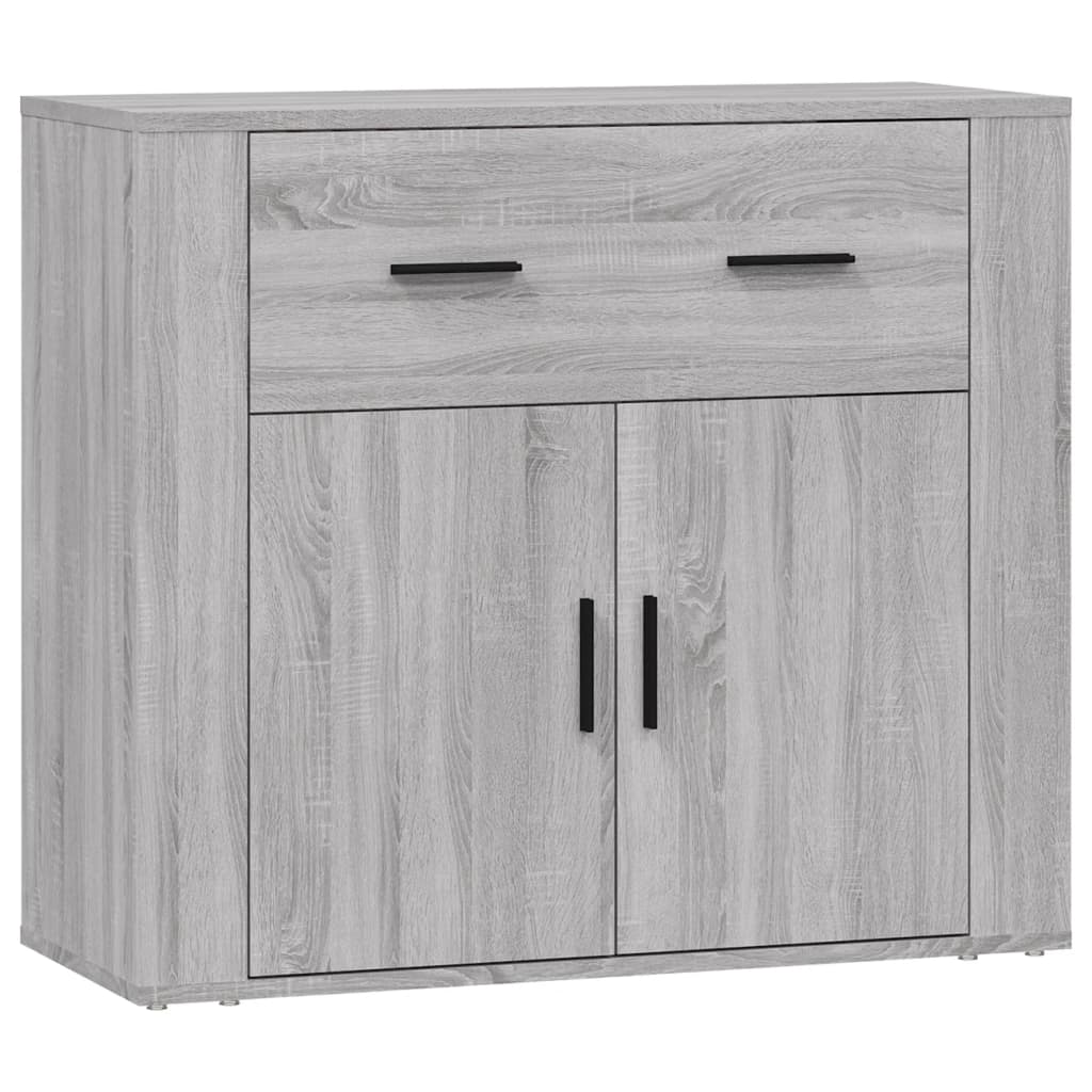 Buffet Sonoma gris 80x33x70 cm Bois d'ingénierie