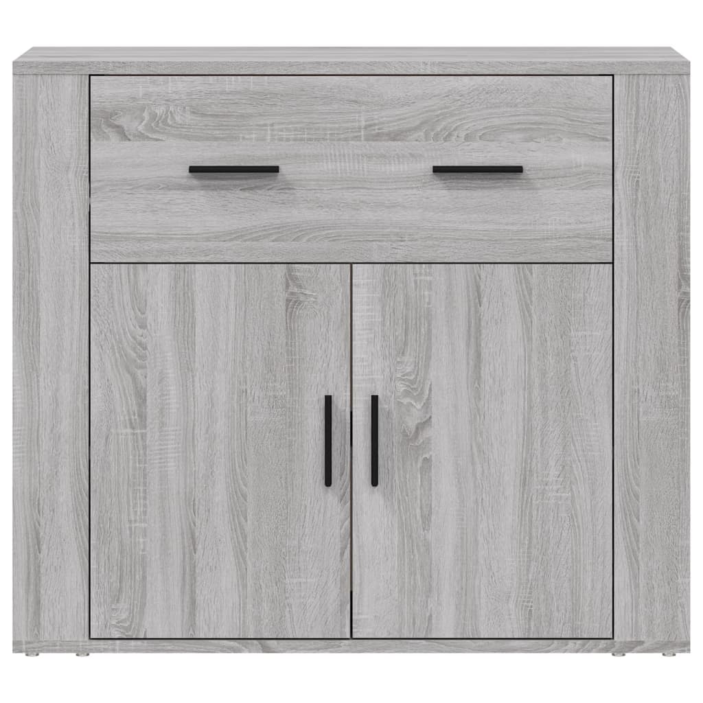 Buffet Sonoma gris 80x33x70 cm Bois d'ingénierie