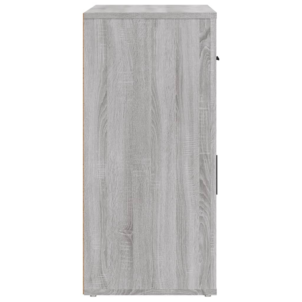 Buffet Sonoma gris 80x33x70 cm Bois d'ingénierie