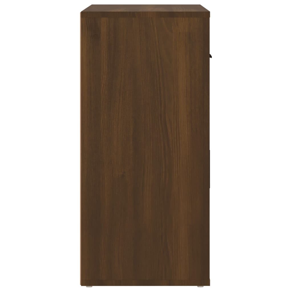 Buffet Chêne marron 80x33x70 cm Bois d'ingénierie - XIOS