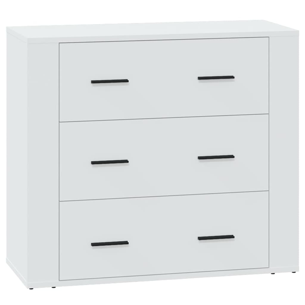Buffet Blanc 80x33x70 cm Bois d'ingénierie - XIOS