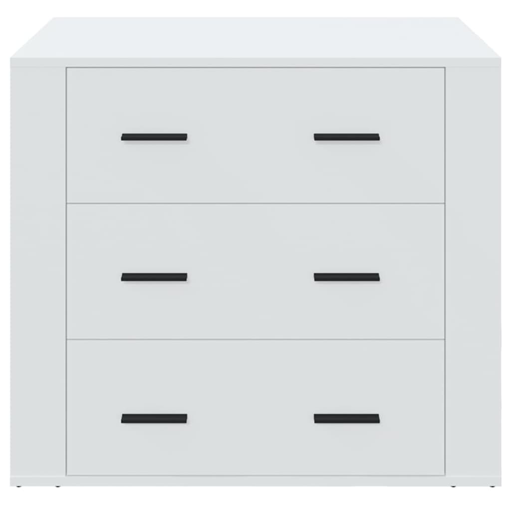 Buffet Blanc 80x33x70 cm Bois d'ingénierie - XIOS