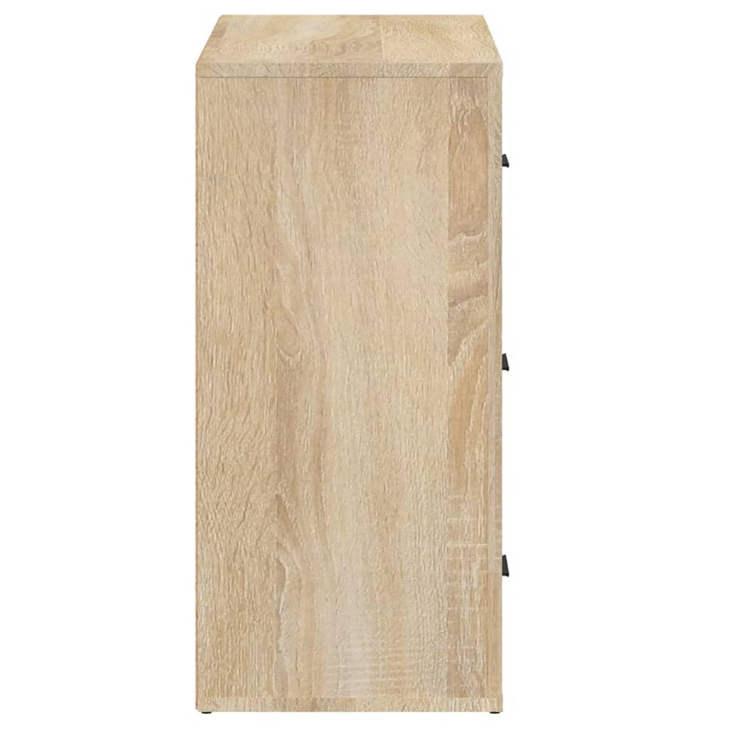 Buffet Chêne sonoma 80x33x70 cm Bois d'ingénierie - XIOS