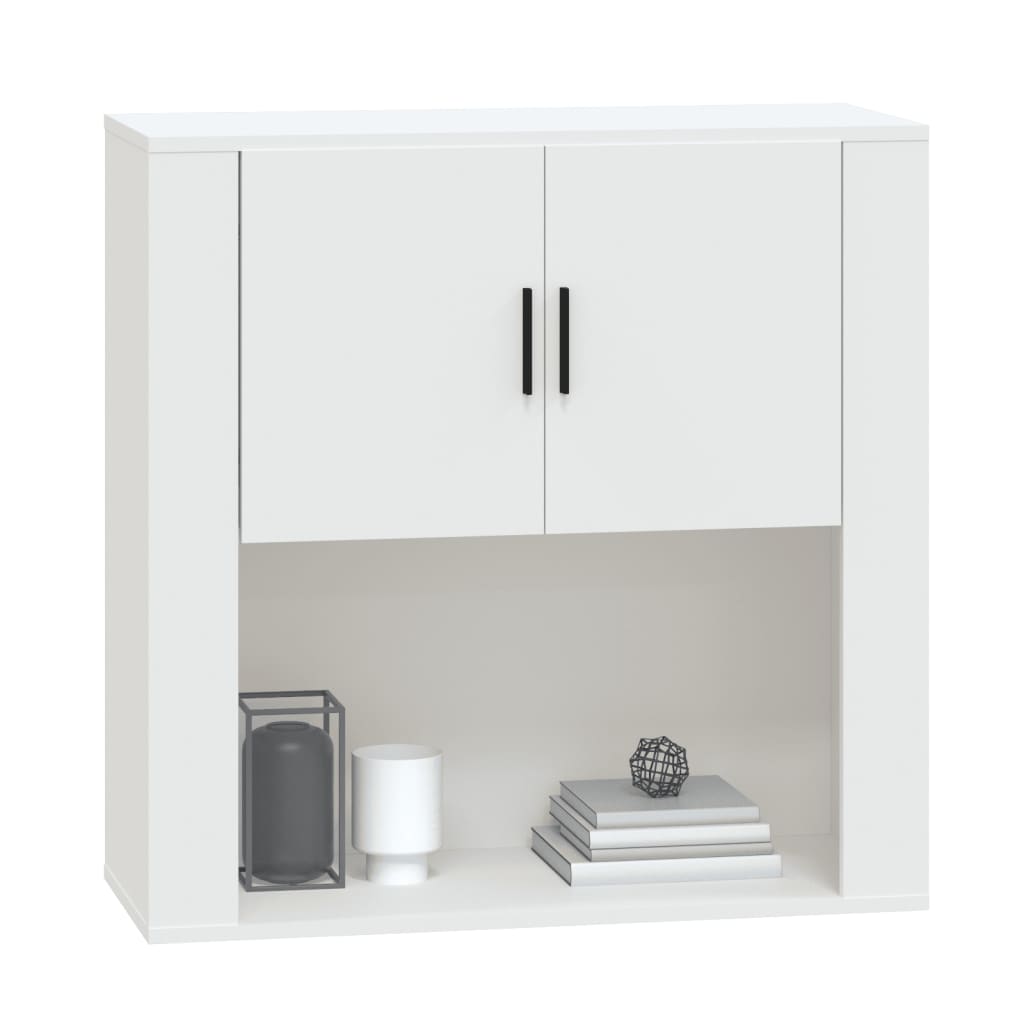 Armoire murale Blanc 80x33x80 cm Bois d'ingénierie - XIOS