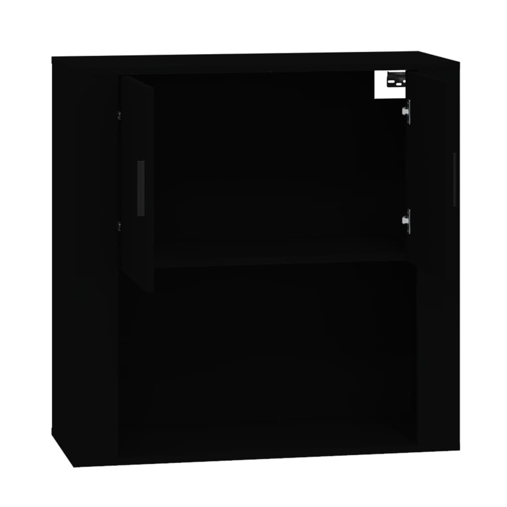 Armoire murale Noir 80x33x80 cm Bois d'ingénierie - XIOS