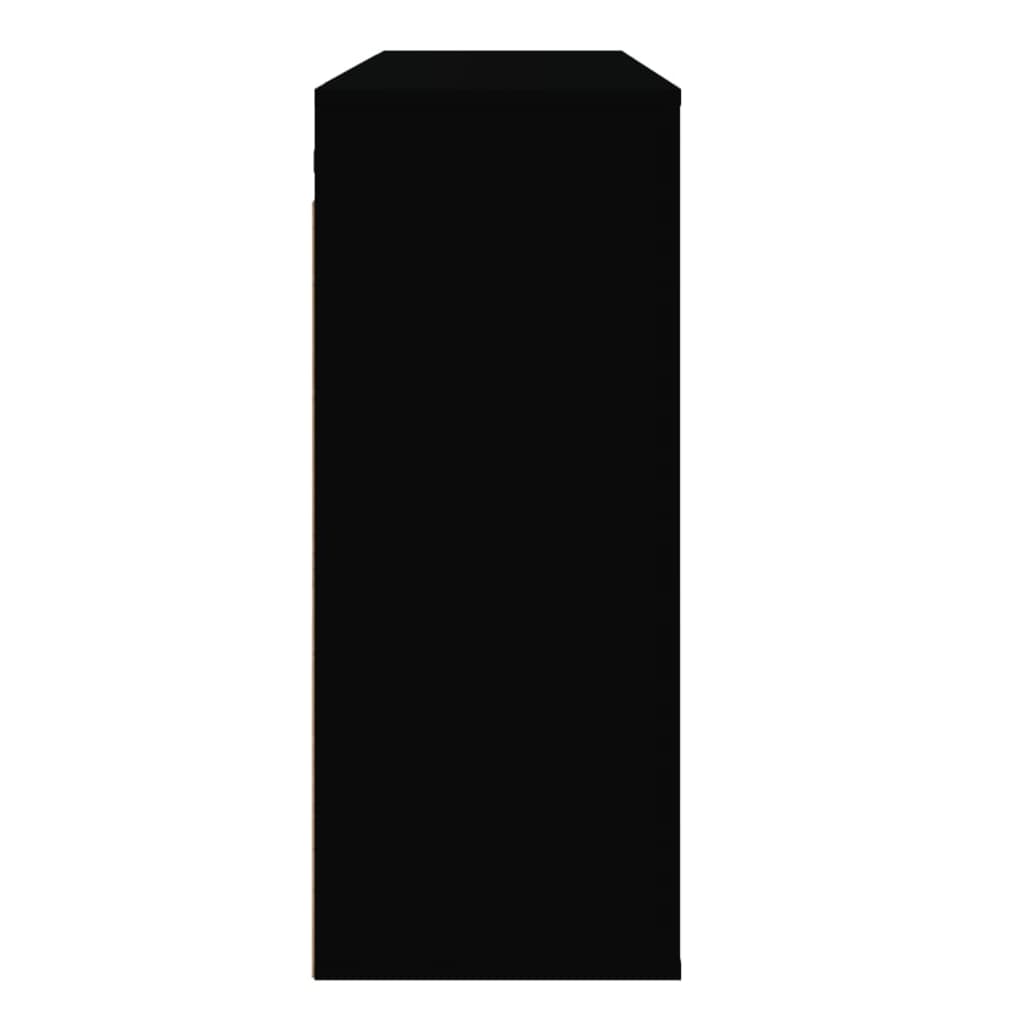 Armoire murale Noir 80x33x80 cm Bois d'ingénierie - XIOS