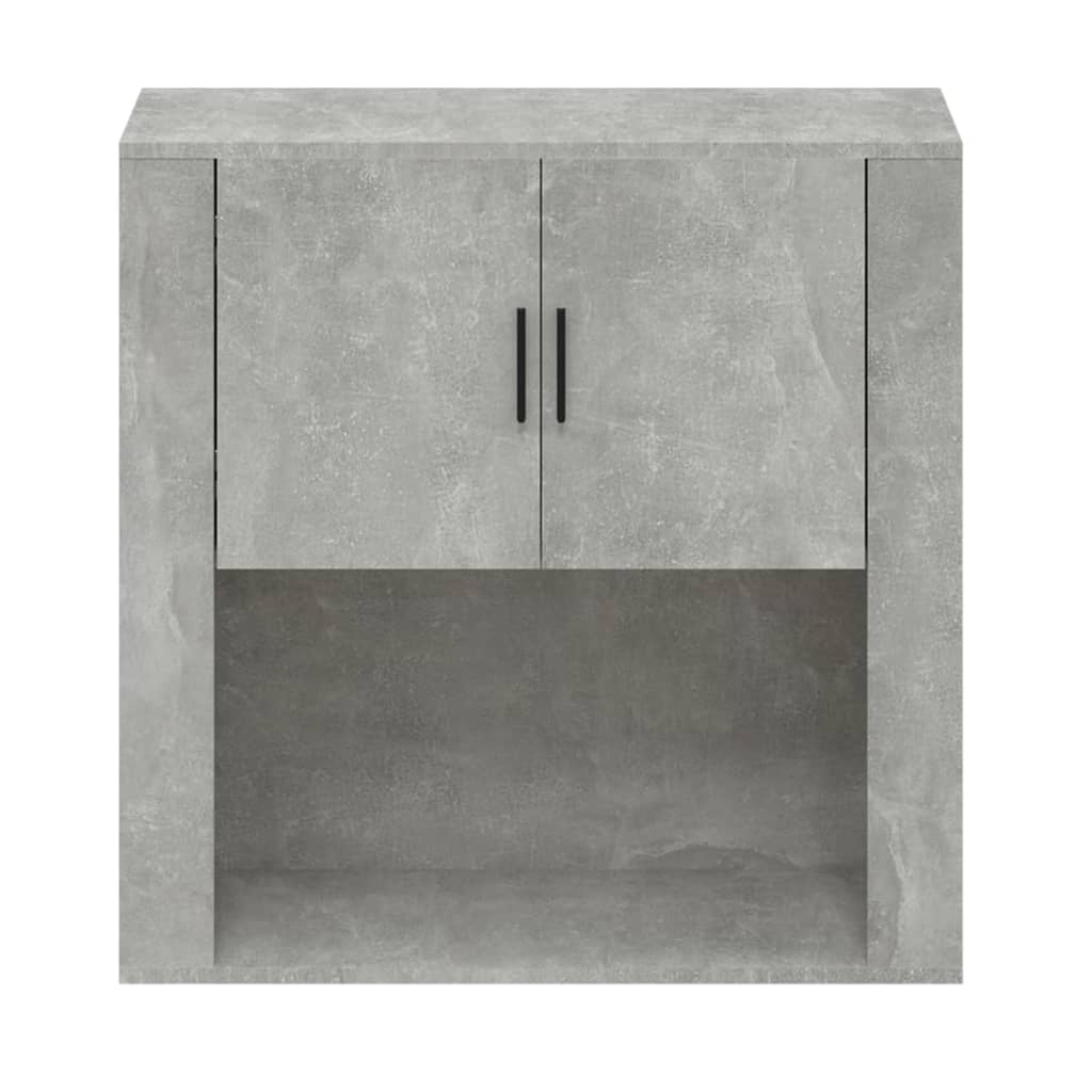 Armoire murale Gris béton 80x33x80 cm Bois d'ingénierie - XIOS