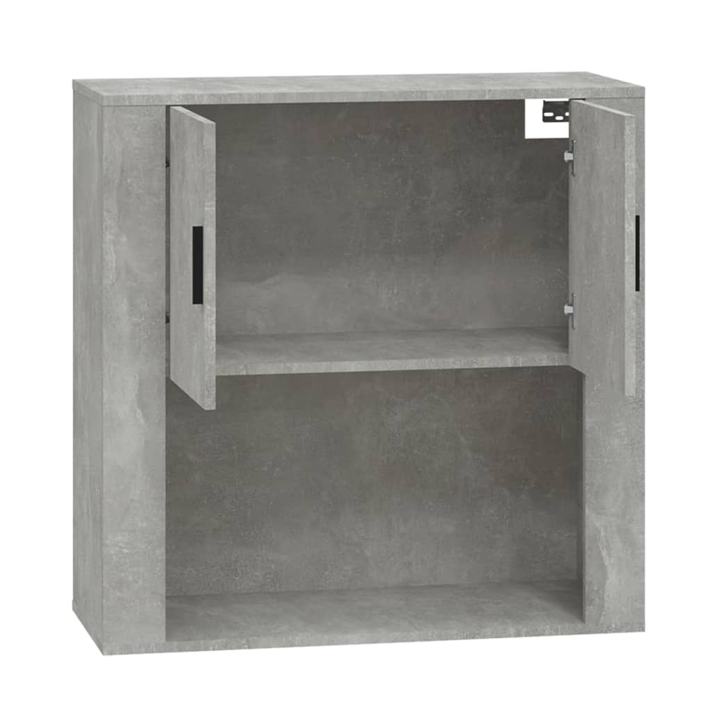 Armoire murale Gris béton 80x33x80 cm Bois d'ingénierie - XIOS