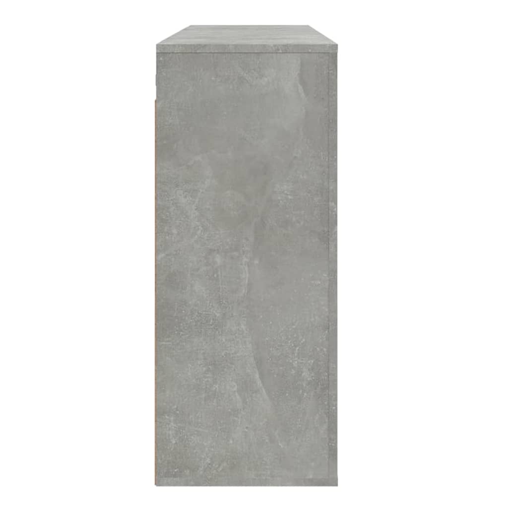 Armoire murale Gris béton 80x33x80 cm Bois d'ingénierie - XIOS