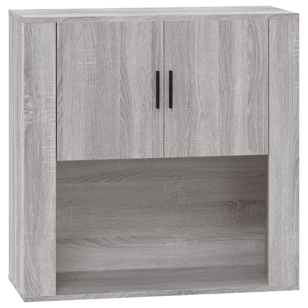 Armoire murale Sonoma gris 80x33x80 cm Bois d'ingénierie - XIOS